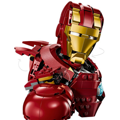 Конструктор LEGO Marvel Погруддя Залізної Людини MK4 (76327) Вінниця - фото 9