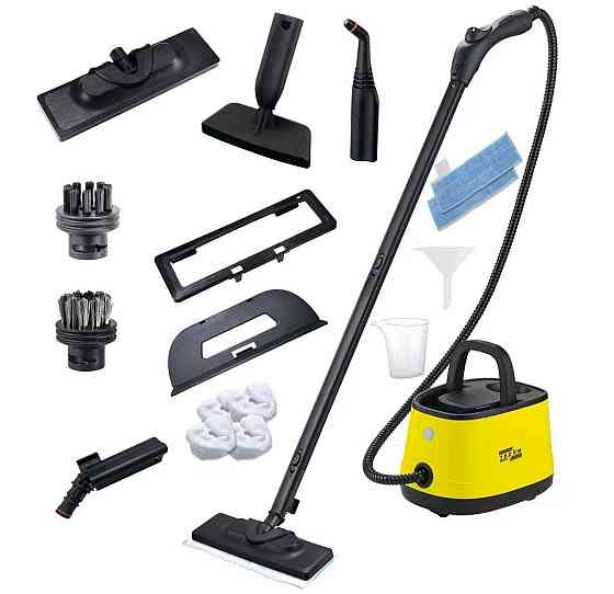 Ручной пароочиститель с насадками 4000 Вт 1,6 литра парогенератор, универсальный Одесса