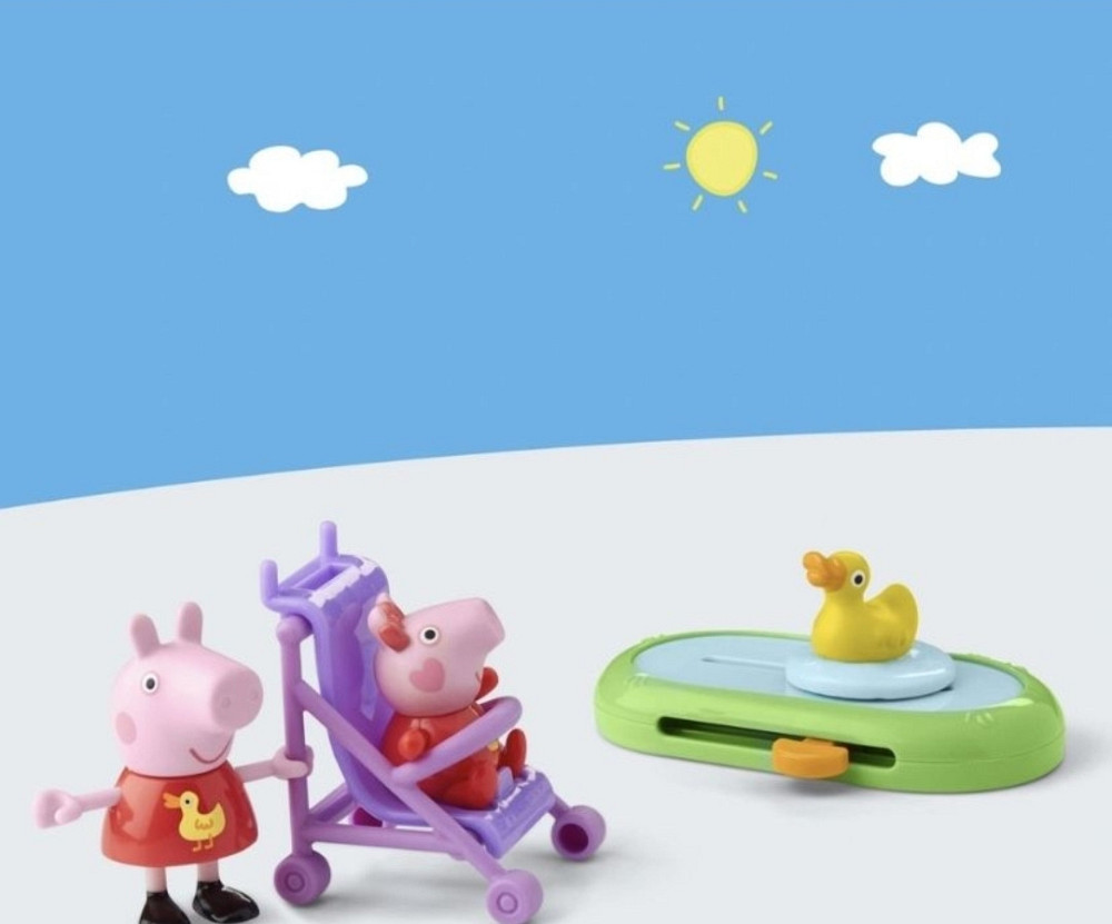 Свинка Пеппа Еві Сестрички на прогулянці Peppa Pig Evie Baby park fun. Харків - фото 3