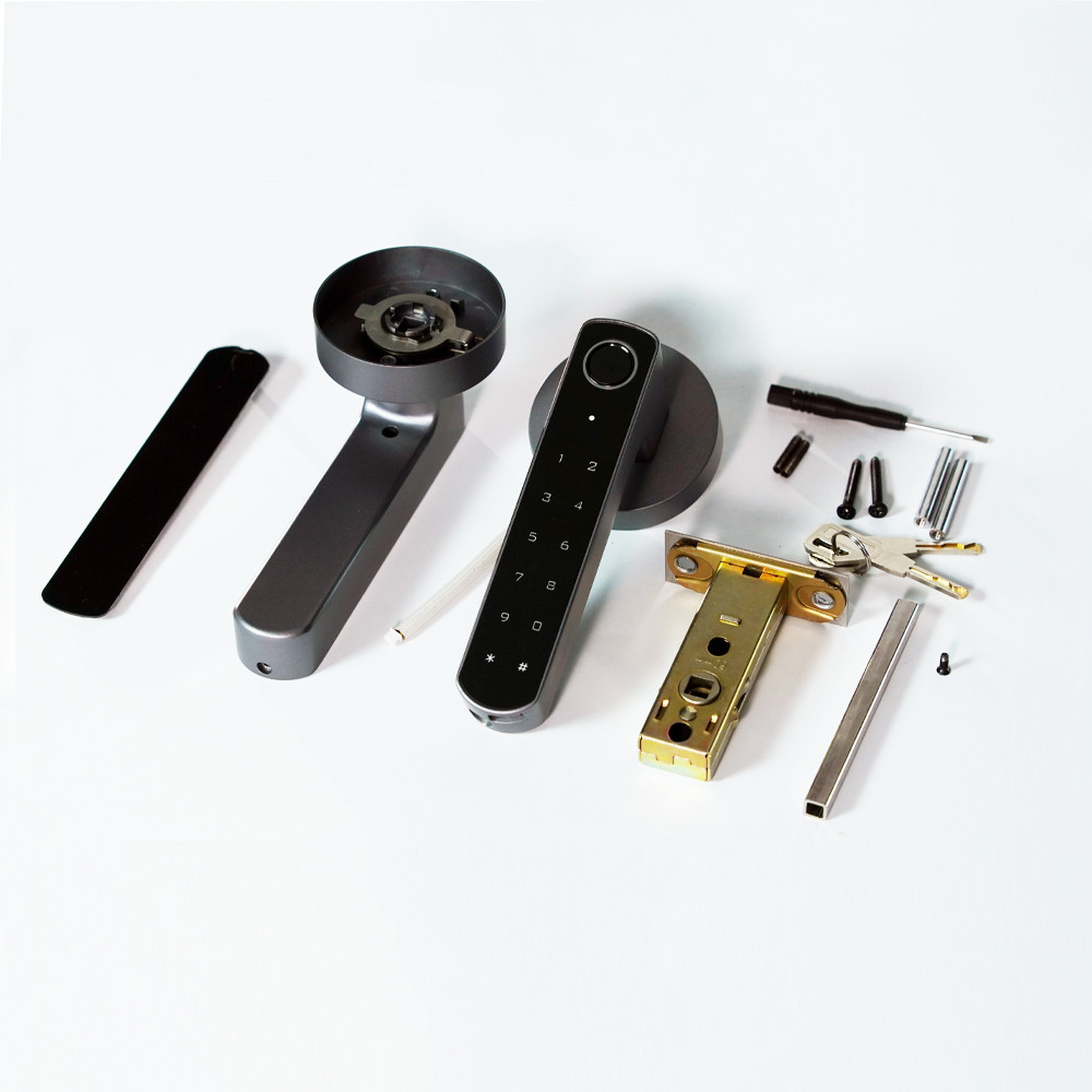 Замок біометричний автономний Trinix TRL-5205BTF Tuya Grey з Bluetooth і зчитувачем відбитків пальців (65-00069) Киев - изображение 8