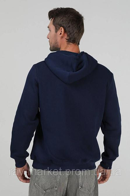 Худі базове утеплене Ray Basic чоловіче темно-синє (U0401M-Navy Blue) XXL Київ - фото 3