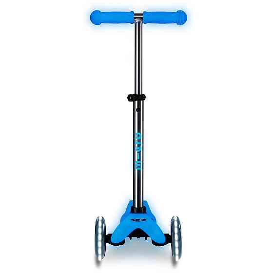 Самокат Micro серії Mini Deluxe Glow LED – Арктичний синій Дніпро
