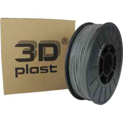 Пластик для 3D-принтера 3Dplast PLA 1.75мм, 0.85кг, gray (3DPLA17508GRE) Вінниця