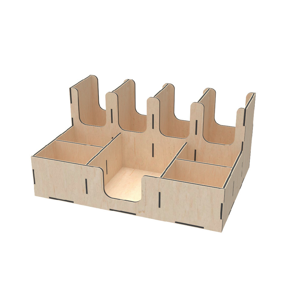 Барний органайзер EKOSTAR для кафе на 9 секцій 350х250х160 Київ - фото 1