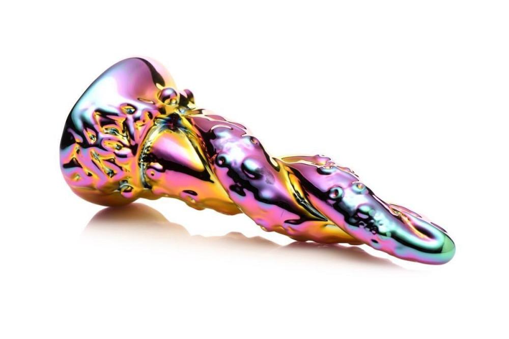 Фентезійний скляний фалоімітатор Creature Cocks Enchanting Rainbow Glass Dildo, 16 см Sex Aura Київ - фото 2