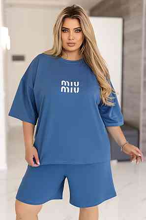 Летний спортивный костюм оверсайз 