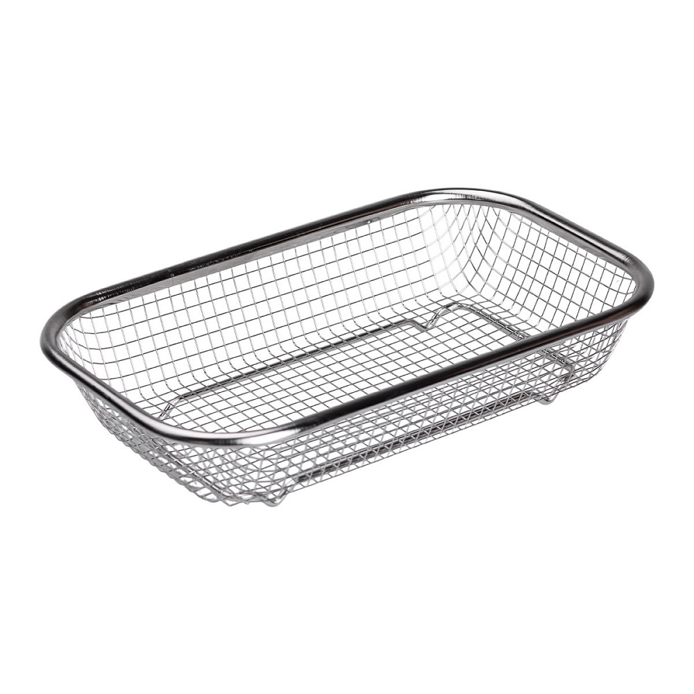 Сито-кошик для миття овочів та фруктів 29.5х21х6 см друшляк з нержавіючої сталі HP-19-23-M Коломия - фото 4