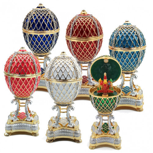 Скринька у формі яйця у стилі Фаберже Київ - фото 1