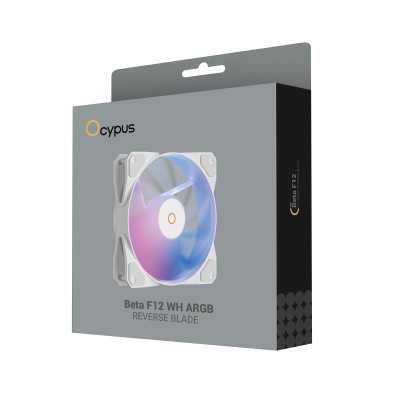 Кулер до корпусу OCYPUS BETA F12 WH ARGB REVERSE BLADE (BETA-F12-WH1AM01X-GL) Вінниця - фото 4