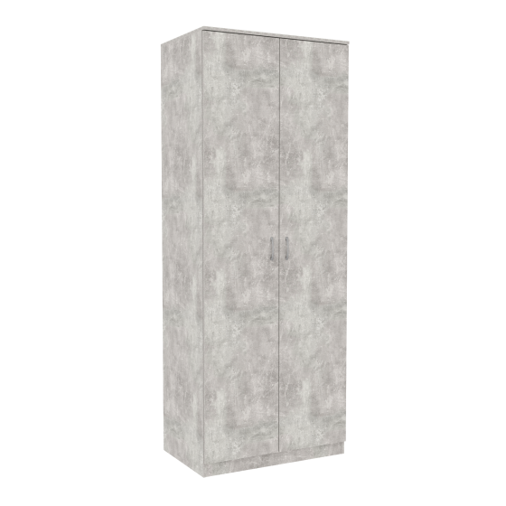 Шкаф офисный ОШ-2, Бетон, 800/420/2100 Львов