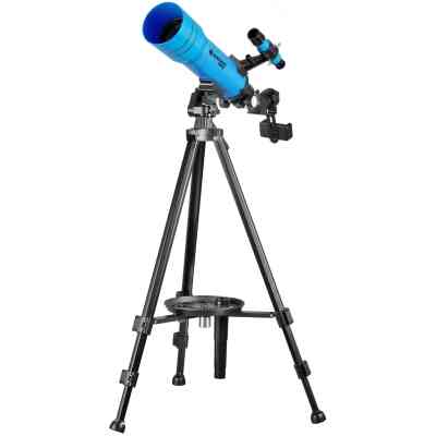 Телескоп Bresser Junior 70/400 Blue з адаптером для смартфона + рюкзак (8850610WX) (930857) Винница