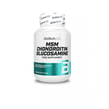 Хондропротектор Biotech MSM Chondroitin Glucosamine 60 tabs Луцьк - фото 1