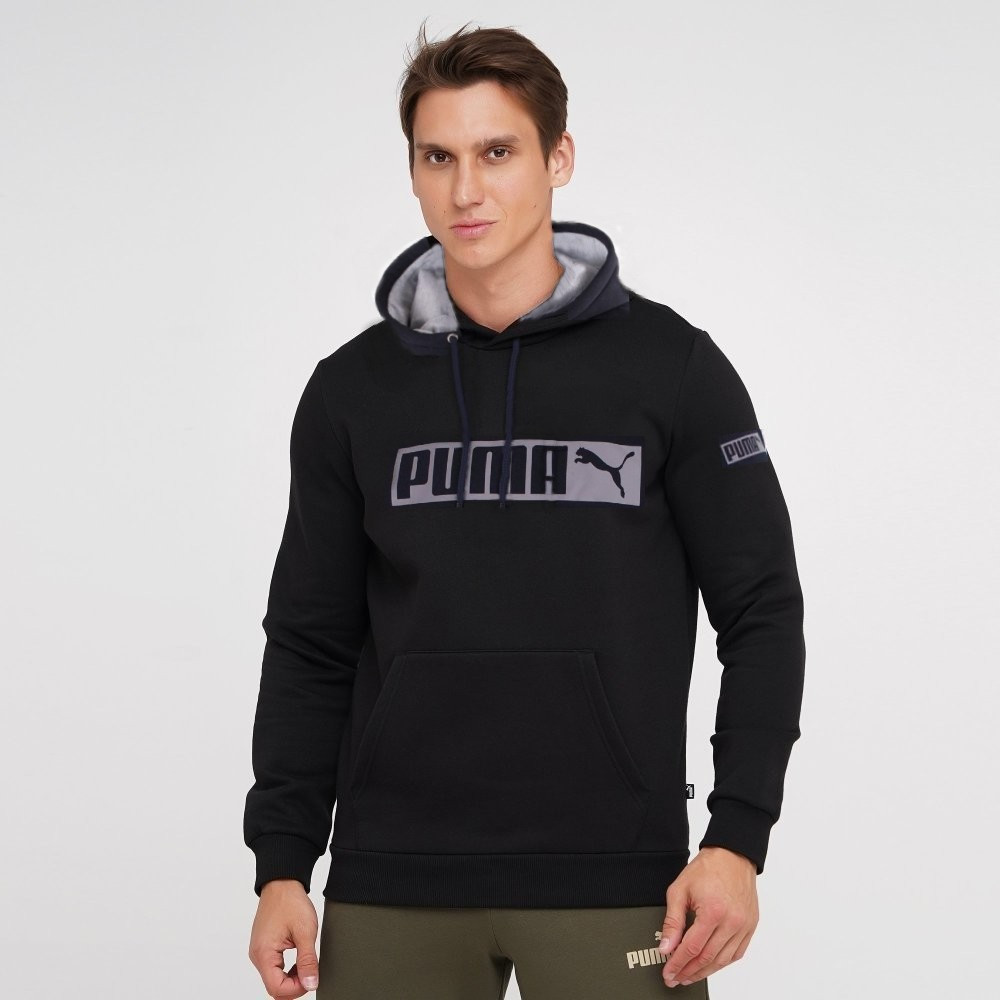 Мужская батальная зимняя толстовка PUMA  ESSENTIALS+ FLEECE MEN'S HOODIE Киев - изображение 2