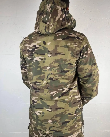 Військова чоловіча куртка Accord Soft-shell на флісі (Мультикам) XXL Вінниця