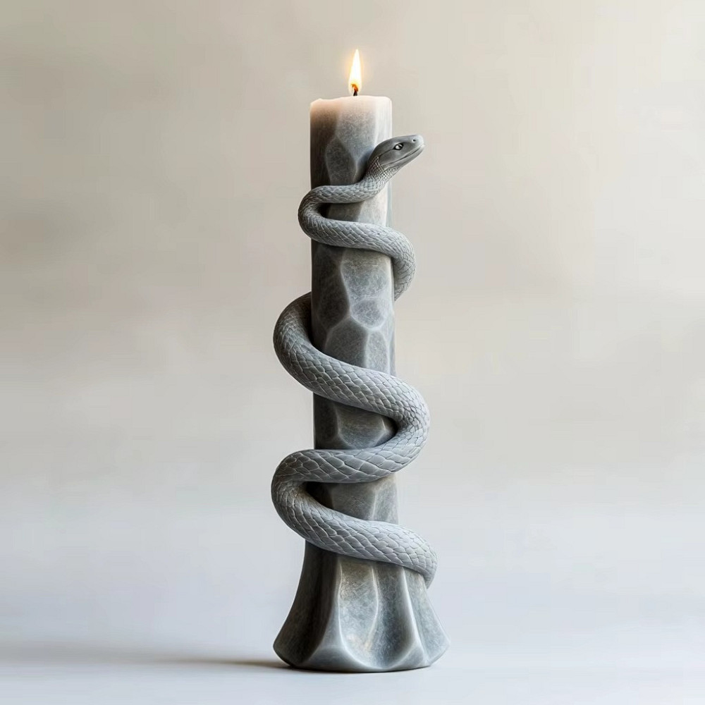 Силіконова форма для виготовлення свічки, молд для свічок з соєвого, бджолиного воску і парафіну 54 х 141 мм Кам'янець-Подільський - фото 2