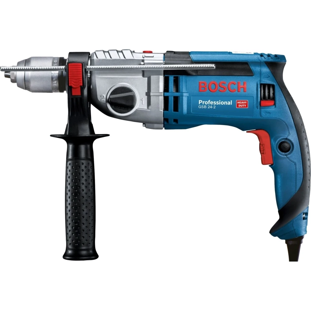 Професійний дриль ударний Bosch GSB 24-2 Professional (060119C801) Київ - фото 2