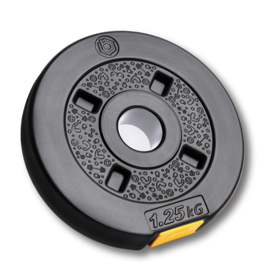 Сет композитних дисків Besport PowerPro 5 (4х1,25кг) для гантелей та штанг Київ