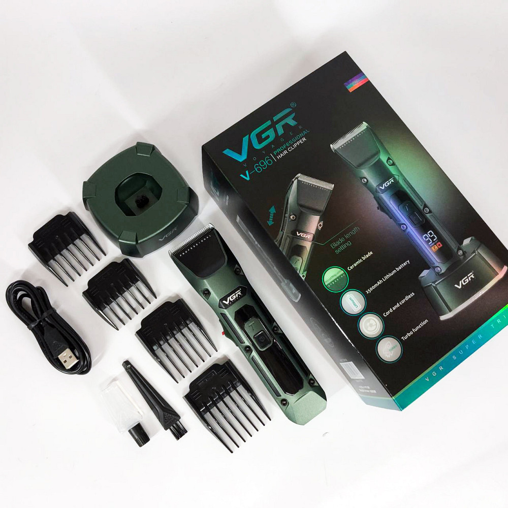 Триммер для самостоятельной стрижки волос, Машинка для стрижки окантовки Электромашинка волос VG-77 Киев - изображение 10