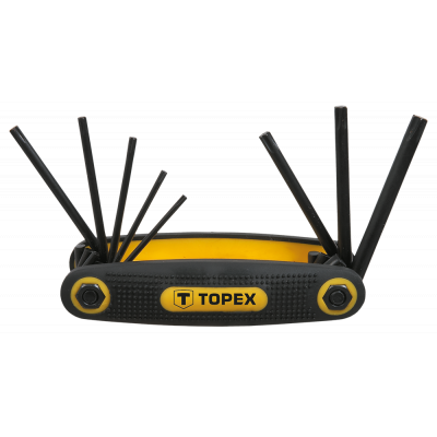 Набор инструментов Topex ключи шестигранные Torx T9-T40, набор 8 шт. (35D959) Винница - изображение 1