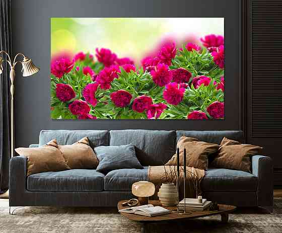 Картина холст в гостиную / спальню   Квіти  MLP_124 40x80 см Киев
