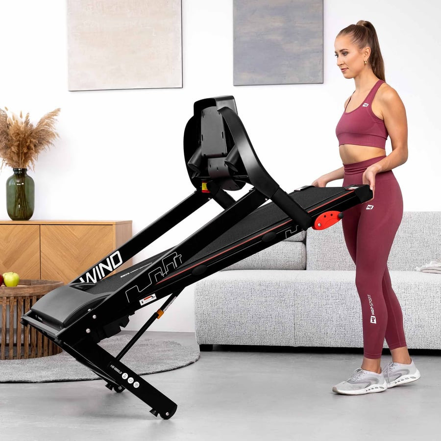 Беговая дорожка Hop-Sport HS-1000LB Wind красный Киев - изображение 8