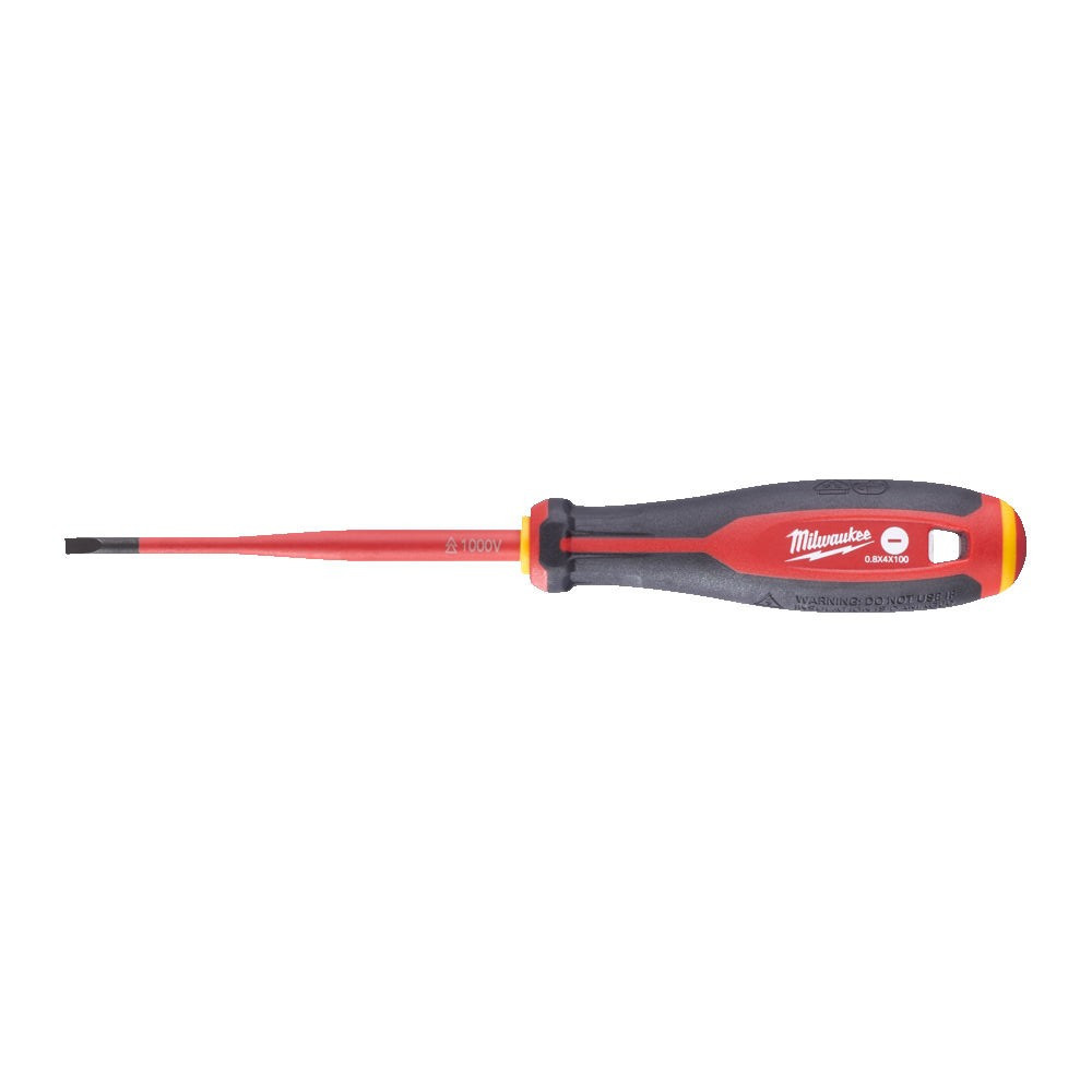 Тригранна викрутка ізольована VDE MILWAUKEE SL 0.8X4X100 Одесса - изображение 1