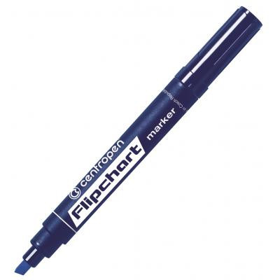 Маркер Centropen Flipchart 8560 1-4,6 мм, chisel tip, blue (8560/03) Вінниця - фото 1