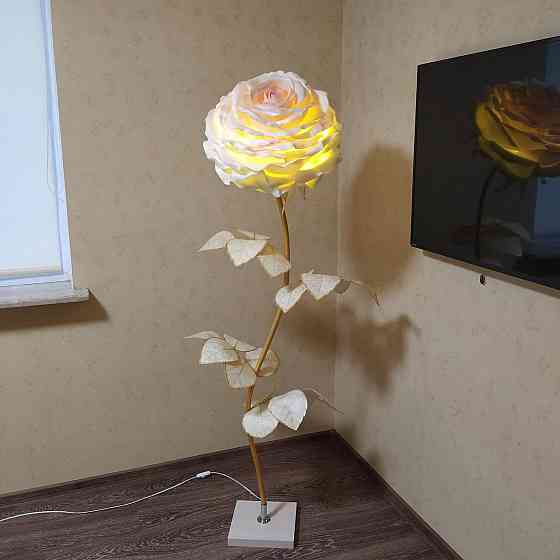 Торшер-нічник "Роза Шампань" Дніпро