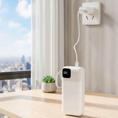 Батарея универсальная TheGeneral 20000mah Voltix, 22.5W Fast Charge PD White (40012819-08) Винница - изображение 8