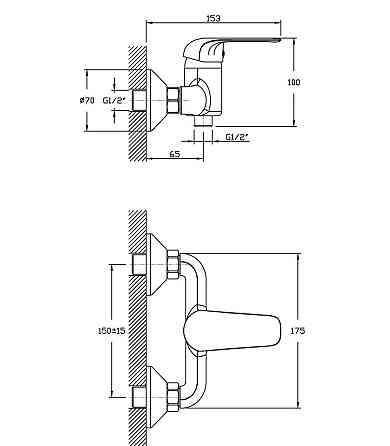 Змішувач для душа Haiba Dario 003   ( HB0871 ) 32499 Харьков