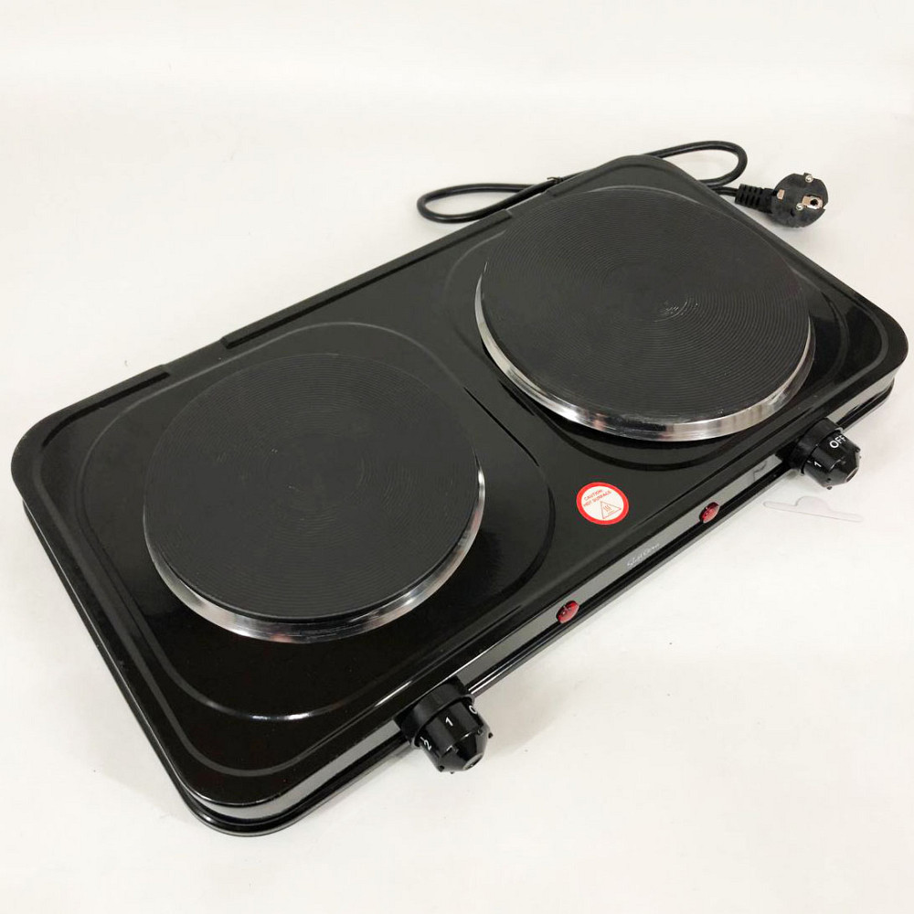 Електроплита 2 конфорки Suntera DP-1935B 2500 w, Зручна плита для кухні, Електро електроплити ML-11 Івано-Франківськ - фото 6