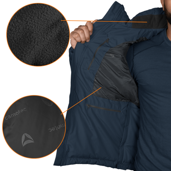 Тактическая теплая мужская куртка Patrol System 3.0 Темно-синяя S Винница