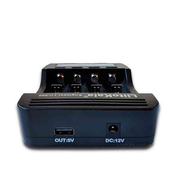 Зарядное устройство Liitokala Lii-500, 4 канала, Ni-Mh/Li-ion, 220V/12V, Powerbank, Test, LCD, Box Киев