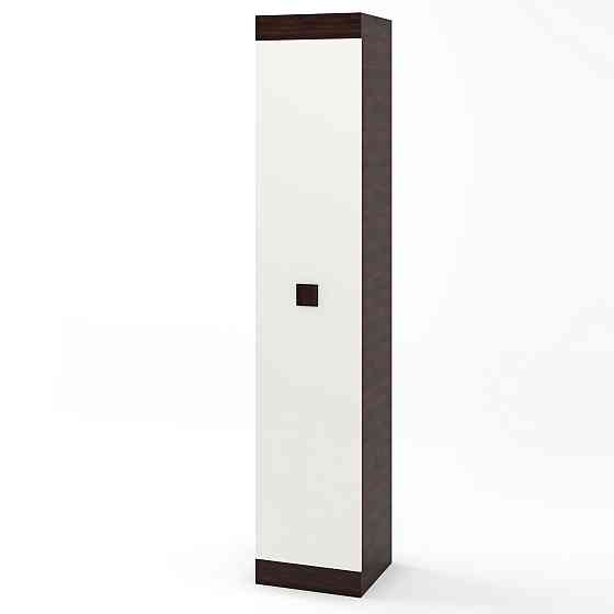 Шафа-пенал закрита Еверест Соната венге темний + білий (DTM-2277) Львів