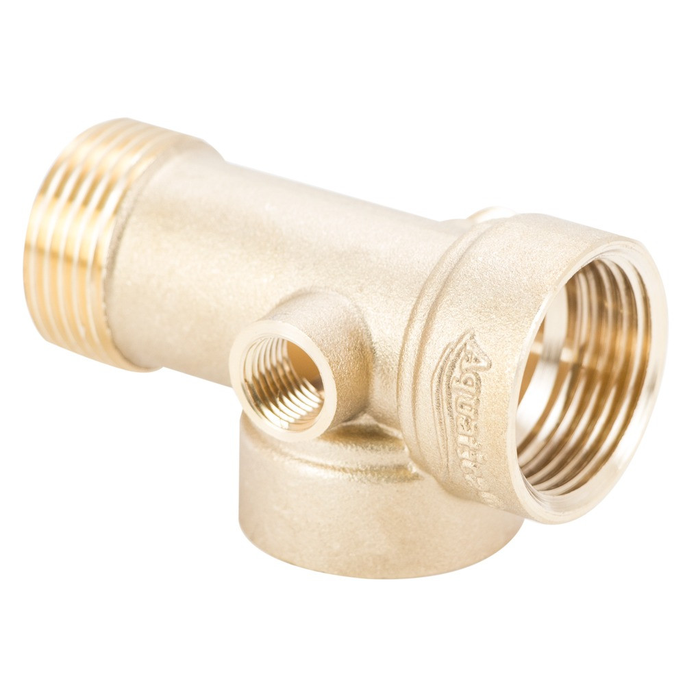 Aquatica Соединитель пятивыводной 80мм 1”М×1”F×1”F×1/4”M×1/4”F ∠180° AQUATICA (779599) Київ - фото 5