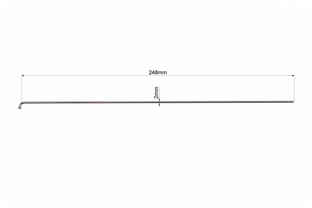 Спиця 14Gx248мм, чорна Киев - изображение 2