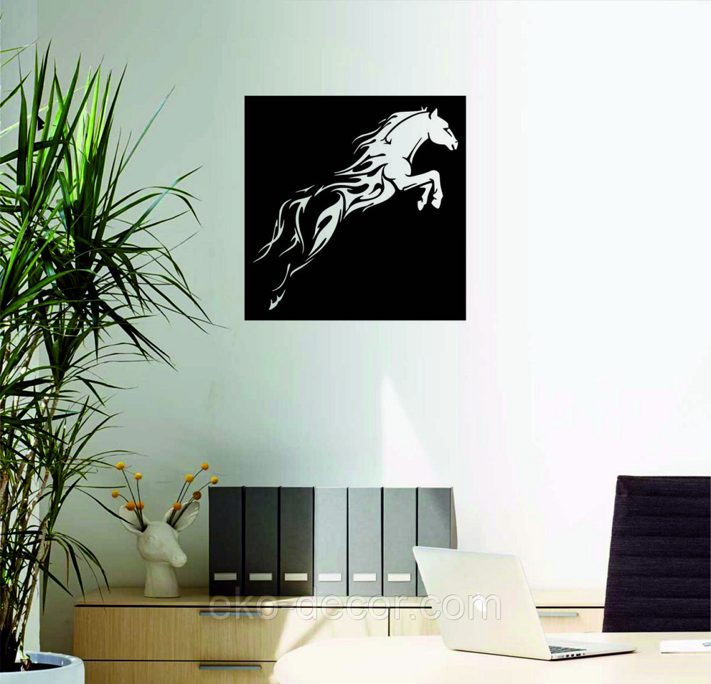 Декоративне настінне Панно «Кінь» Декор на стіну Київ - фото 6