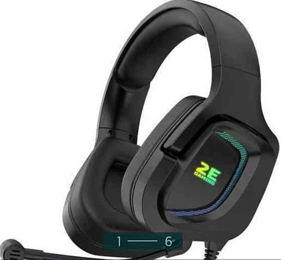 Гарнитура игровая : 2E GAMING HG340 RGB 3.5mm. Black. Харьков