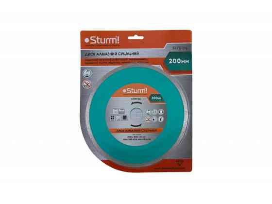 Диск алмазный сплошной (200x25.4 мм) Sturm 5170106 (читать описание) Ровно