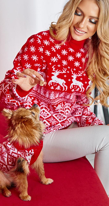 Светр з оленями (44) Київ - фото 2