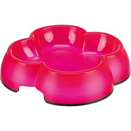 Миска Trixie для котів прозора пластик гумова основа 250 мл/12 см Київ