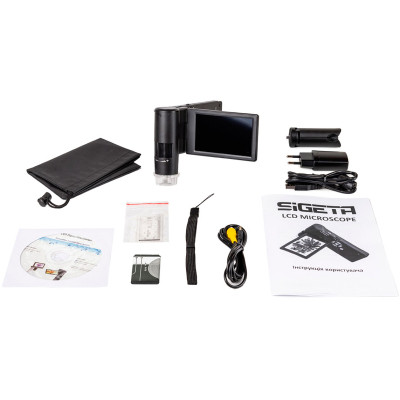 Микроскоп Sigeta Illuminant 10x-300x 5.0Mpx 4" LCD (65510) Винница - изображение 4
