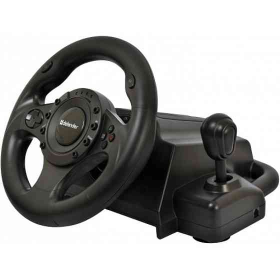 Ігрове кермо Defender Forsage Drift GT USB 12 кнопок Маніпулятор для ігор Вінниця