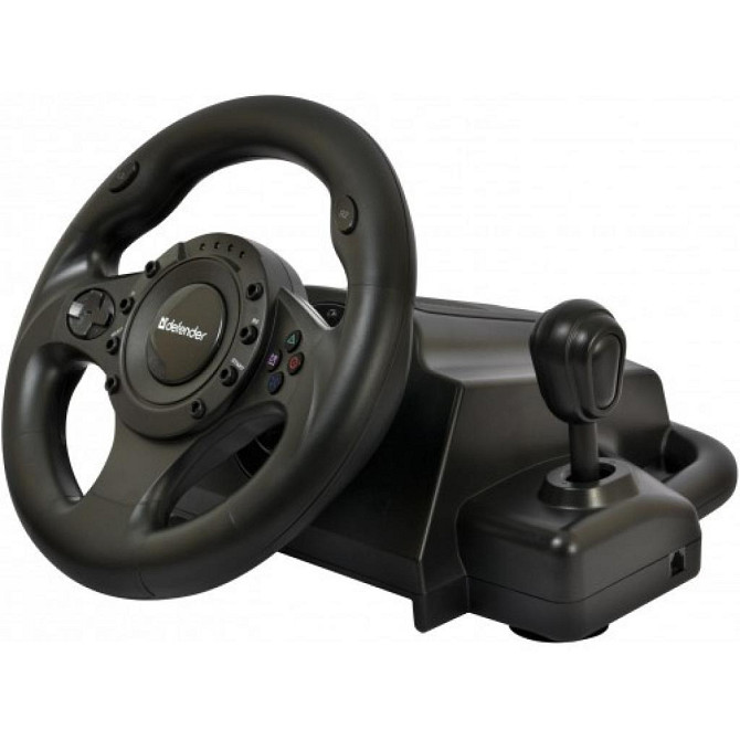 Ігрове кермо Defender Forsage Drift GT USB 12 кнопок Маніпулятор для ігор Вінниця - фото 1