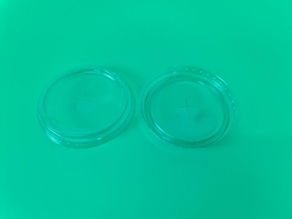 Крышка ПЛОСКАЯ с отверстием для стакана РЕТ (320,420,350NEW,250NEW) NEW (100 шт) Харьков - изображение 2