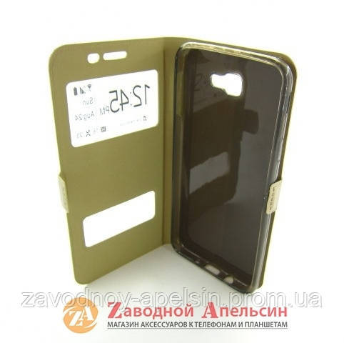 Чохол книжка Samsung J5 Prime G570 Smart Case gold Одеса - фото 3
