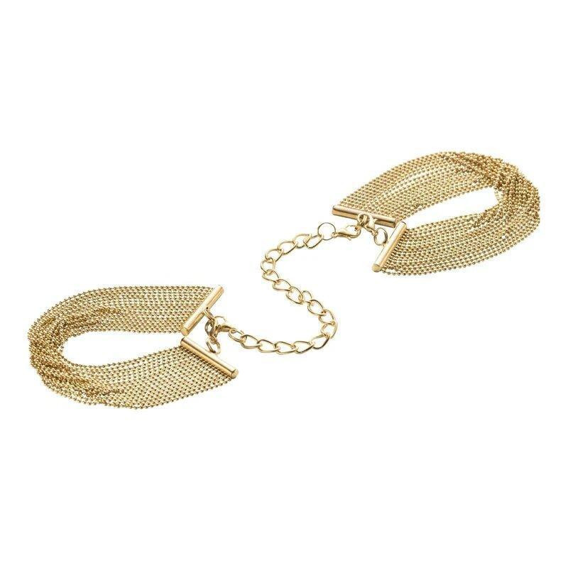 Браслеты-наручники MAGNIFIQUE Bijoux Indiscrets, золотистые Sex Aura Киев - изображение 6