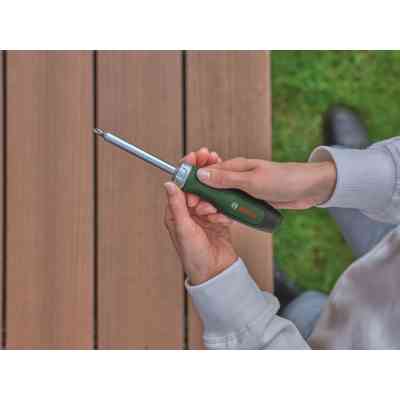 Отвертка Bosch с трещоткой, 205мм, сталь CrV (1.600.A02.Z99) Винница