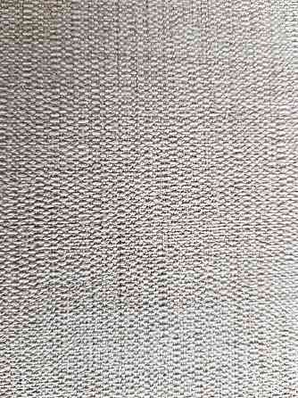 Шпалери метрові вінілові на флізелін Grandeco Poem однотонні структурні під тканина льон світло коричневі Київ