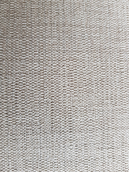 Шпалери метрові вінілові на флізелін Grandeco Poem однотонні структурні під тканина льон світло коричневі Київ - фото 1